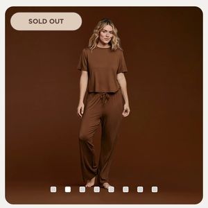 nuuds chocolate pajama set